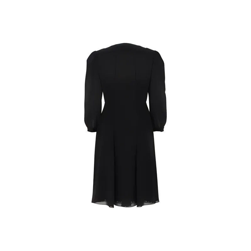 PRADA Long-Sleeved Dresses Women's Black-1