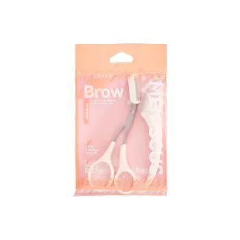 JONBOS Crescent Moon Eyebrow Razor Combination Eyebrow Razors Safety Type Scratch Resistant Injury, Beginner Exclusive