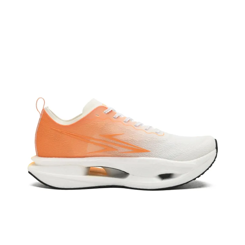 CIELMODE Cushioning Abrasion Resistant Breathable Low Top Running Shoes Unisex Coral Orange-1