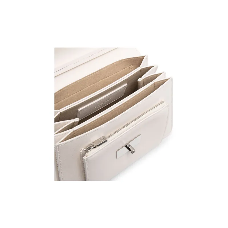 Givenchy Sheepskin Handbag, Crossbody Bag, Shoulder Bag Trumpets Women's White-2