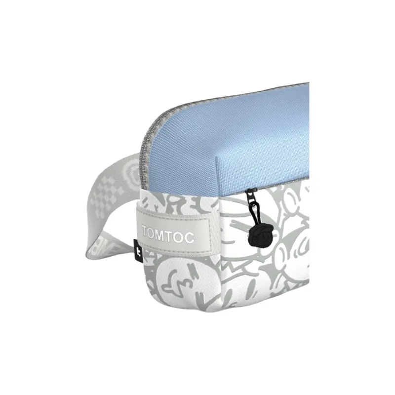 Tomtoc Polyester Sling Bag Trumpets Unisex Gray & Blue-2