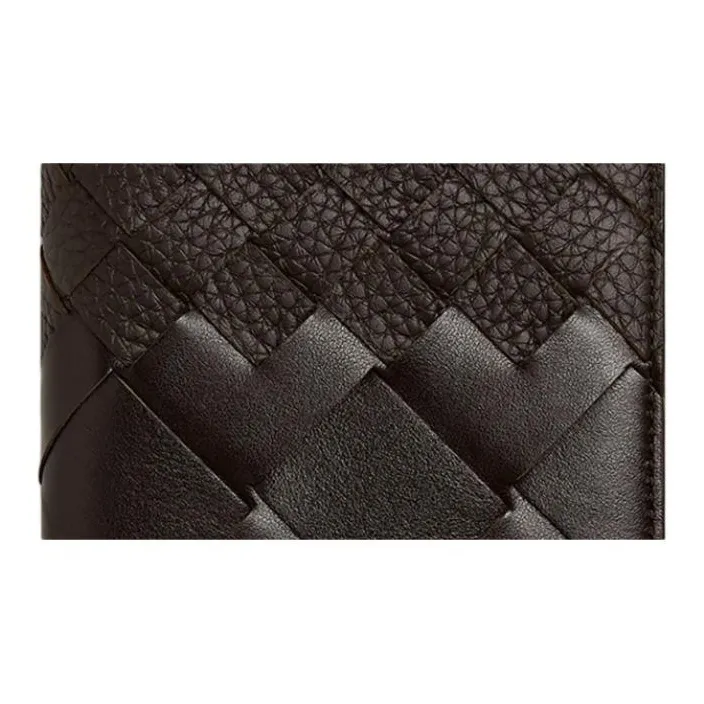 Bottega Veneta Leather Wallet Men's Brown-3