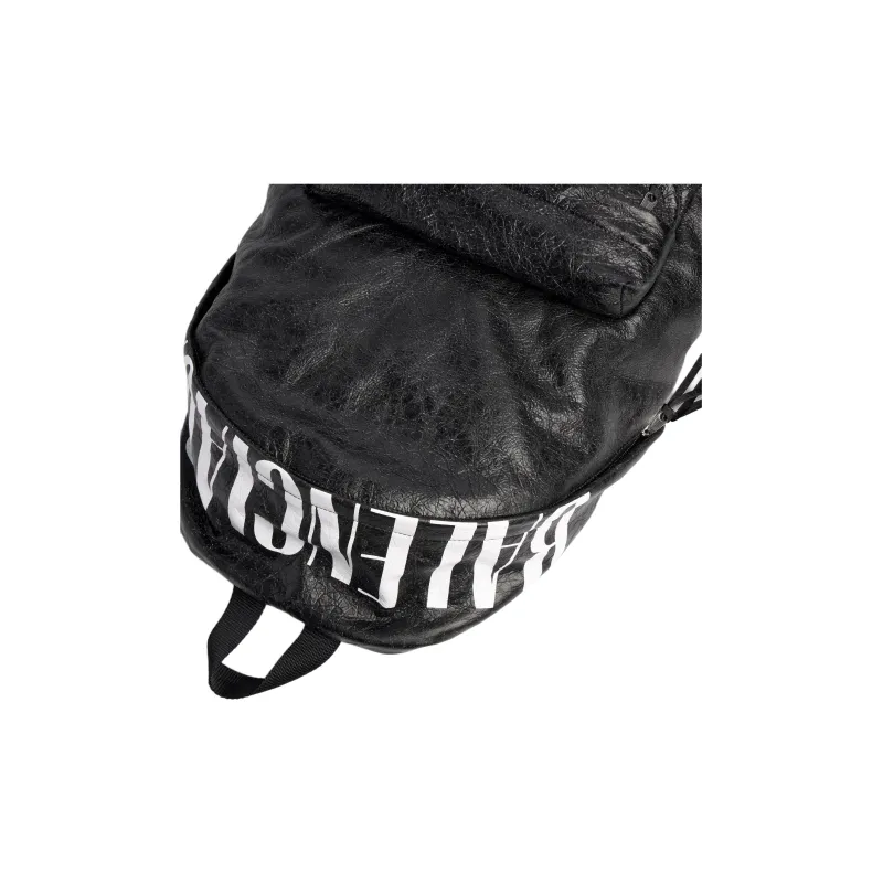 Balenciaga Arena Lambskin Backpack Unisex Black & White-4