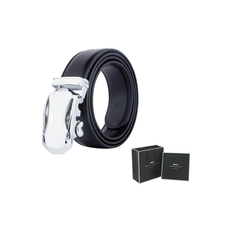 PAUL COSTELLOE Alloy Leather Belts Unisex 3.55-3