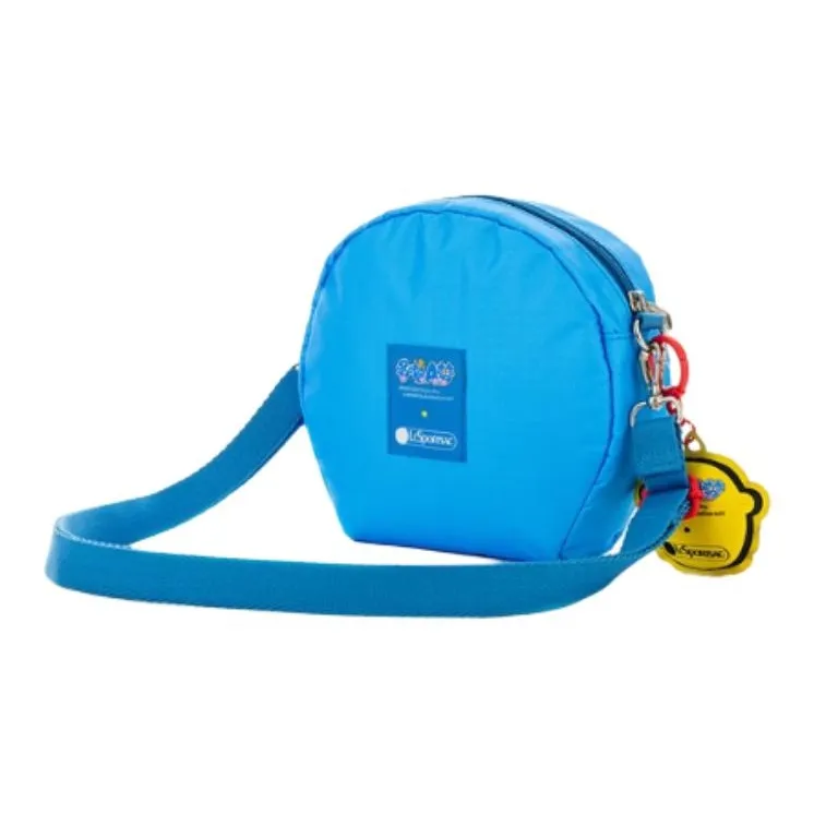 LeSportsac Doraemon/Doraemon, Collaboration Fabric Shoulder Bag Trumpets Unisex Blue & White & Yellow-2