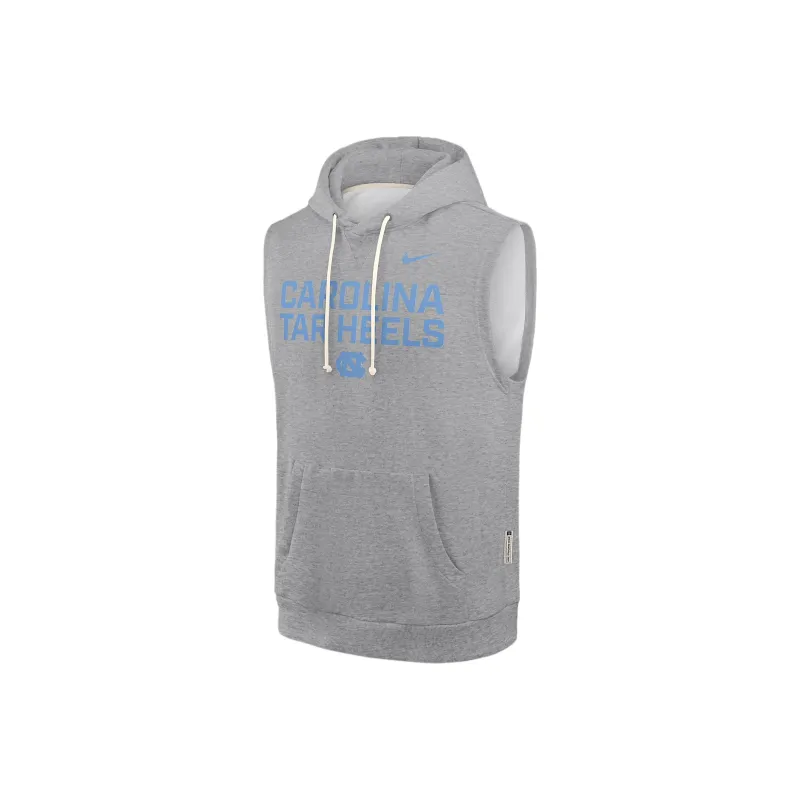 Jordan North Carolina Sideline Men's Jordan Brand Dri FIT College Sleeveless Pullover Hoodie-0