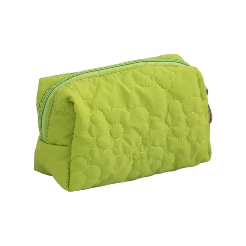 ZHIYIN Large Capacity Candy Quilting Floral Skincare Storage Bag Portable Toiletry Bag Make up Tools-6
