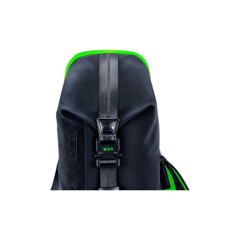 Razer Nylon One Shoulder Backpack Regular Unisex Black & Thunder Green-2