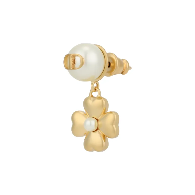 DIOR Metal Earrings Women's Gold-2