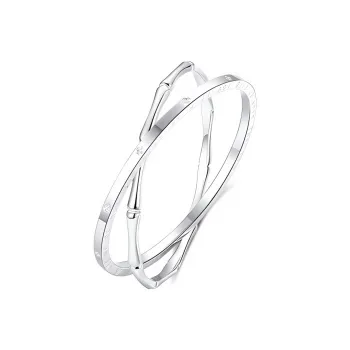 CHAOHONGJI 999 Fine Silver Bangles Women's