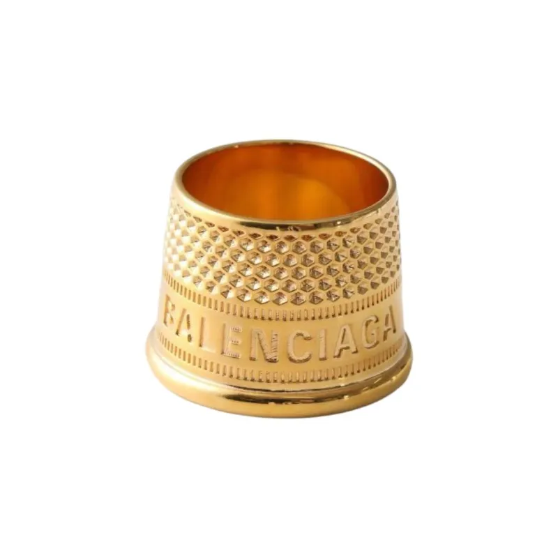 Balenciaga Copper Rings Men's Gold-1