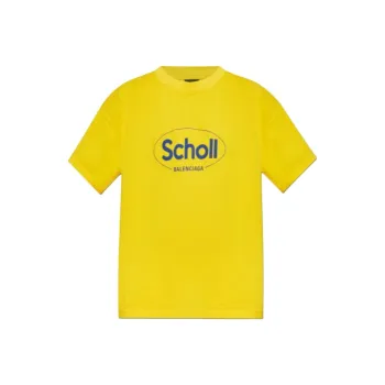 Balenciaga T Shirt Men's Yellow