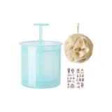 Green Foaming Cup*1+[Satsuma Story]Flower Language Bath Bomb+Sticker