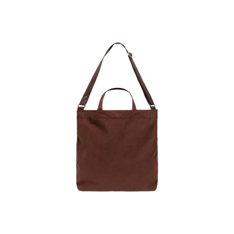 Stussy Cotton Handbag, Shoulder Bag, Crossbody Bag Unisex Brown-2
