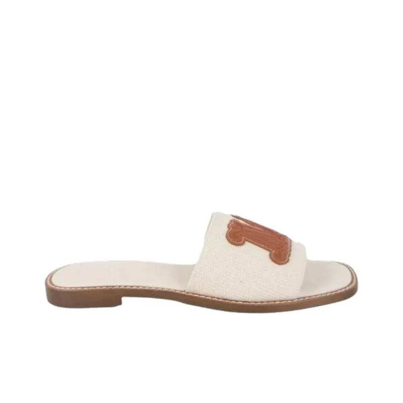 MaxMara Slide Slippers Women's White-1