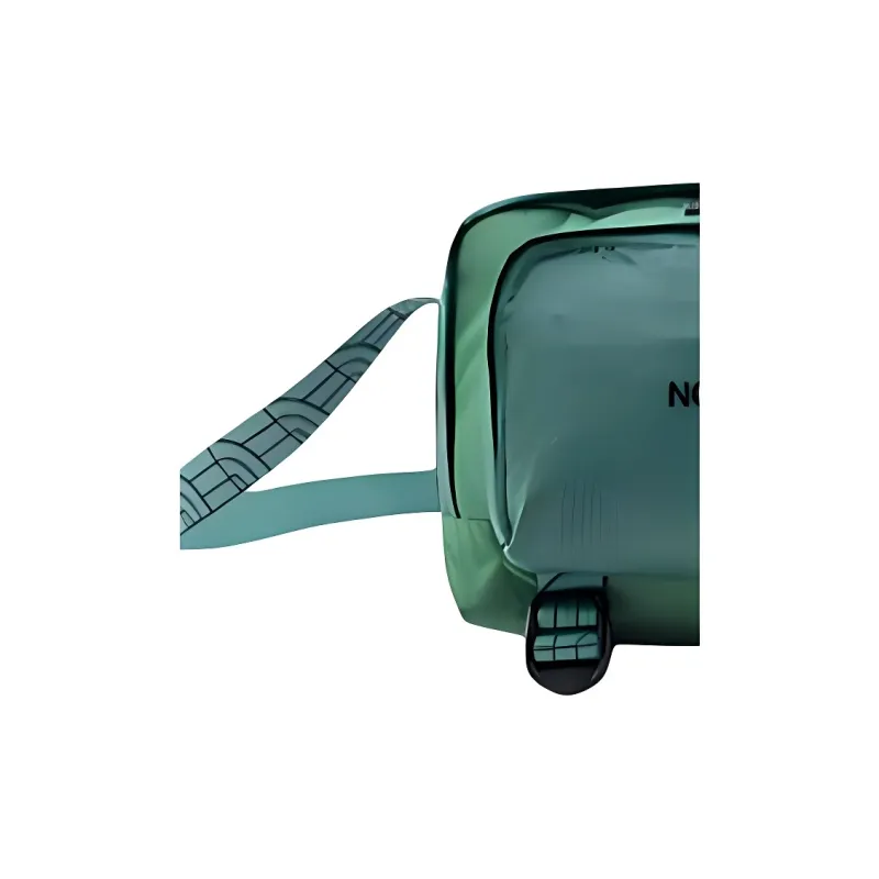 THE NORTH FACE Fabric With Nylon Crossbody Bag, Shoulder Bag Unisex Duck Green-3