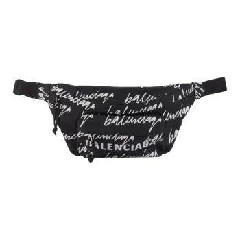 Balenciaga Polyester With Acetate Waist Bag Chest Bag Men's Black