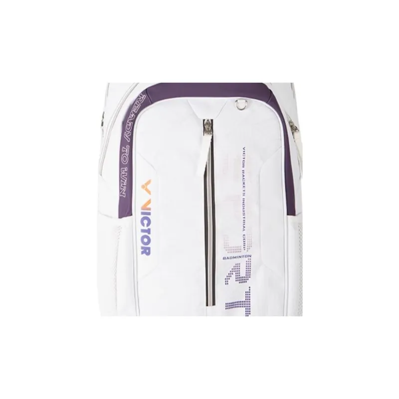 VICTOR Badminton Racket Bags Backpack White Unisex-3