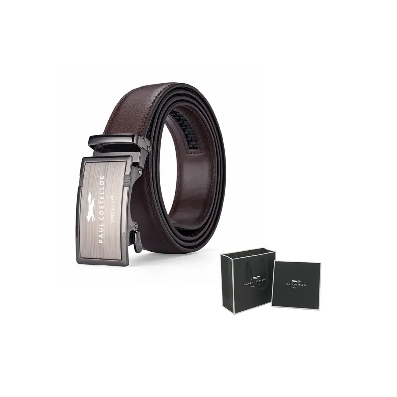 PAUL COSTELLOE Pu Leather Belts Unisex 3.5cm-18