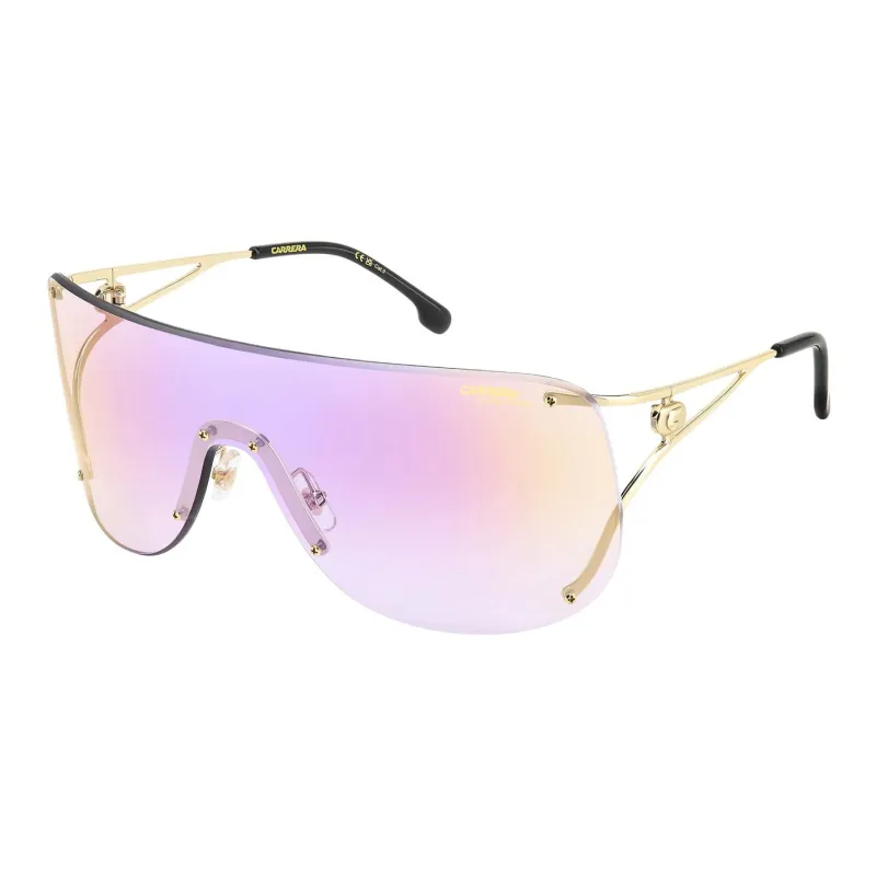 CARRERA Metal Irregular Shape Sunglasses Unisex Gold-0
