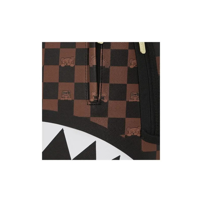 SPRAYGROUND PVC Polyvinyl Chloride Backpack Regular Men's Brown-3