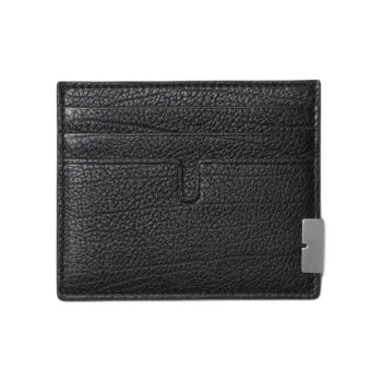 Burberry Calfskin Card Holder Card Holder Men's Black
