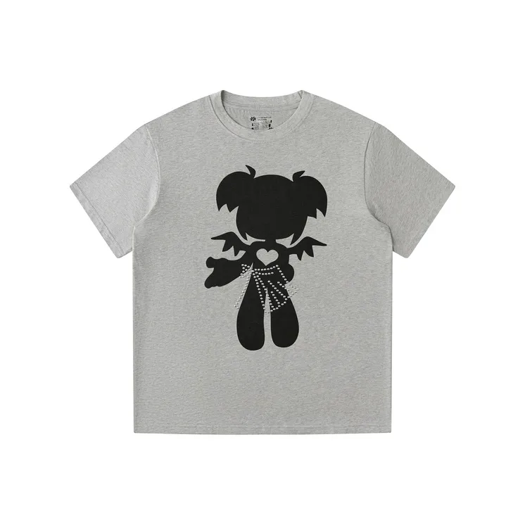 MeiHaoStore T Shirts Unisex Heather Gray-0