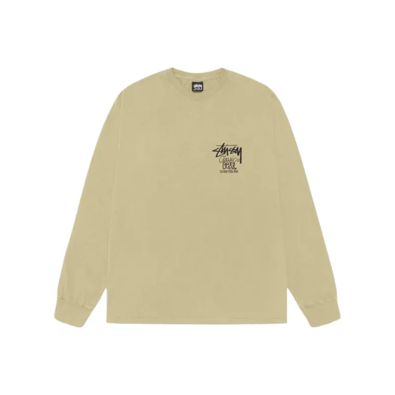 Stussy CLASSIC GEAR LS TEE PIGMENT DYED T Shirt Unisex-7