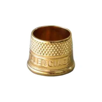 Balenciaga Copper Rings Men's Gold