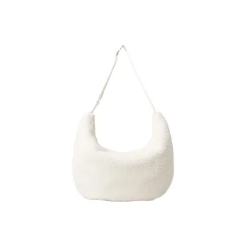 Alo Yoga Polyester One Shoulder Handbag Unisex Ivory White