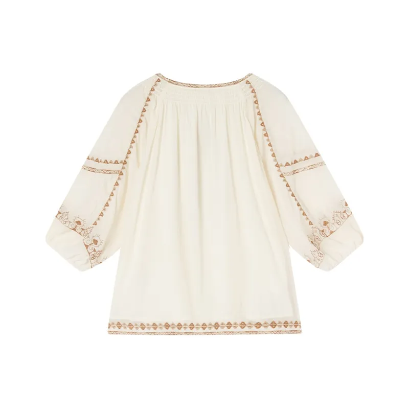 XIANGYING Shirts Women's Heron White-1