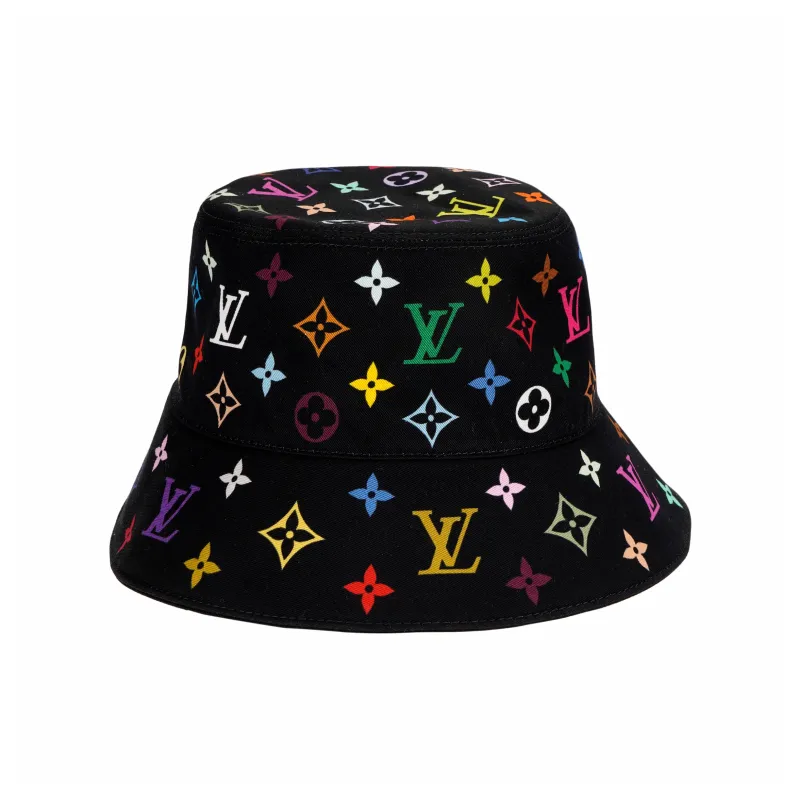 LOUIS VUITTON X Takashi Murakami Reversible Superflat Bucket Hat-3