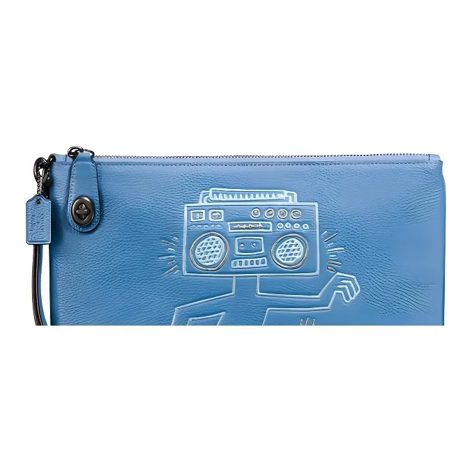 Keith Haring X COACH Turnlock Clutches-2