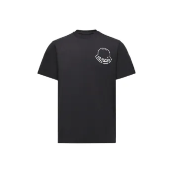 Moncler T Shirts Men Black