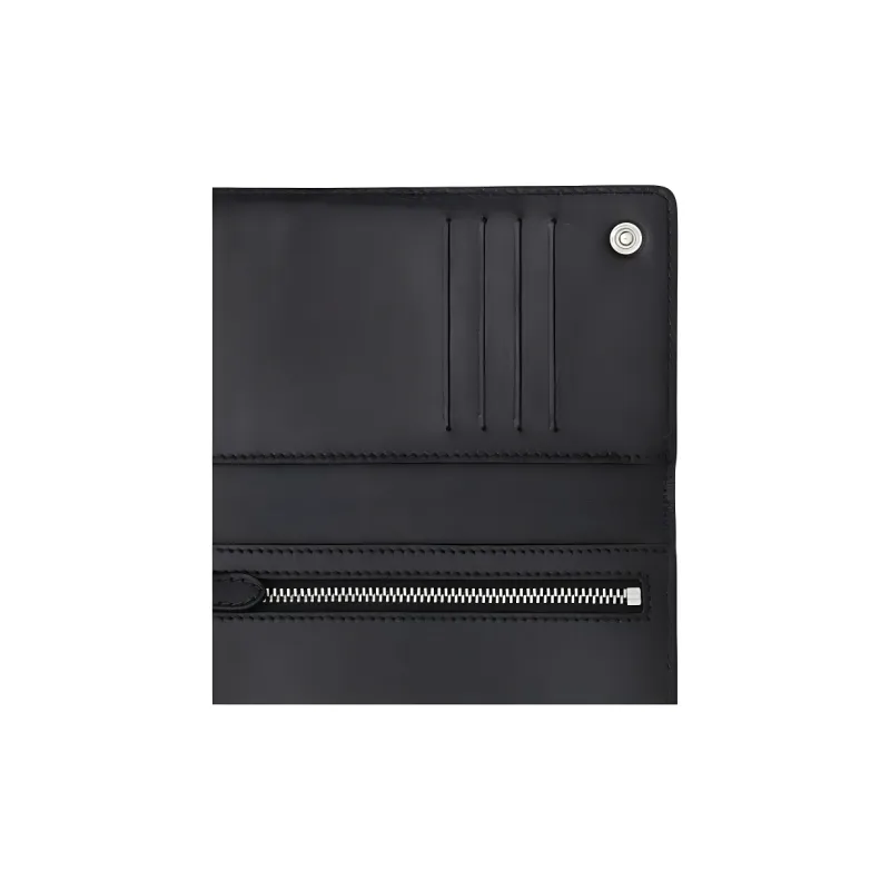Burberry Leather Chain Bag Clutch Women's Black-5