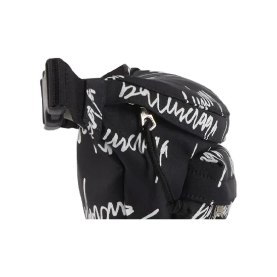 Balenciaga Polyester With Acetate Waist Bag Chest Bag Men's Black-4