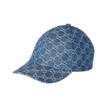 GUCCI Denim Baseball Caps Kids' Multicolor