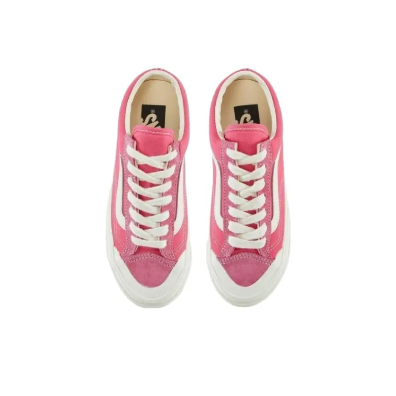 Vans Old Skool Reissue 136 Anti Slip Wear Resistant Low Top Skateboard Shoes Unisex Pink-2