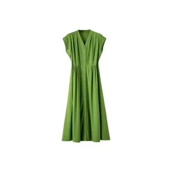 Late White Sleeveless Dress Women's