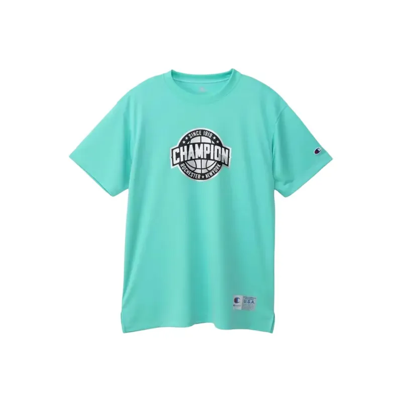 Champion T Shirt Men's Turquoise-0