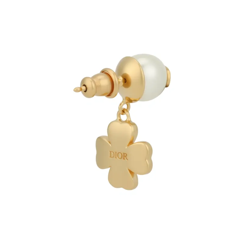 DIOR Metal Earrings Women's Gold-3