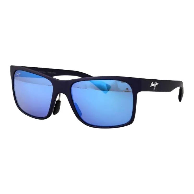 Maui Jim Nylon Square Sunglasses Unisex Black-0