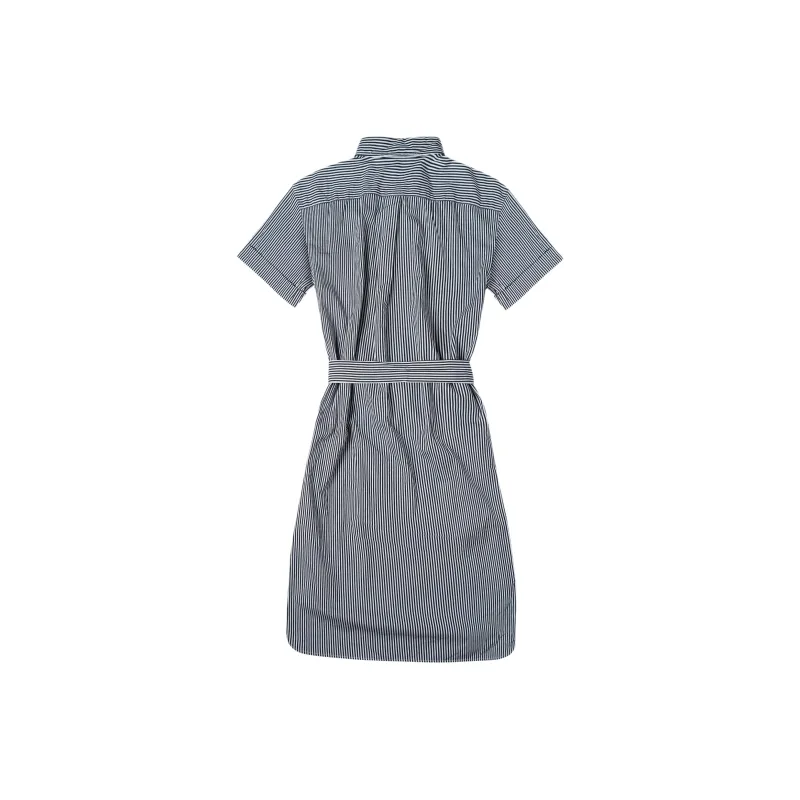 Polo Ralph Lauren SS24 Short Sleeved Dress Women's Black White-1