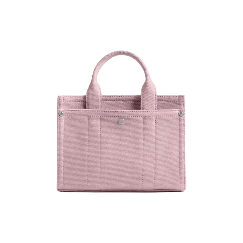 COACH Cargo Denim Fabric Tote Bag, Shopping Bag, Shoulder Bag, Crossbody Bag, Handbag Trumpets Women's Pink-2