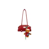 Apple Red+Christmas Bear Pendant