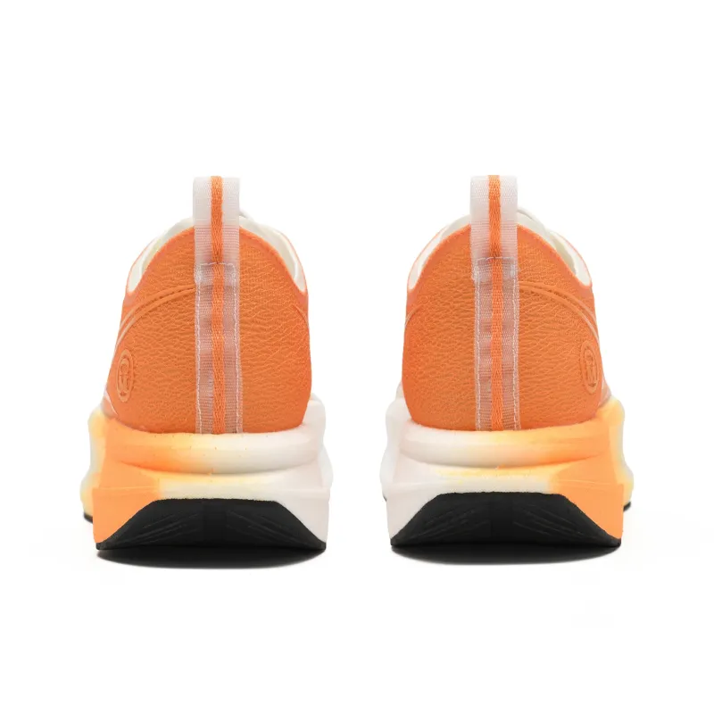 CIELMODE Cushioning Abrasion Resistant Breathable Low Top Running Shoes Unisex Coral Orange-3