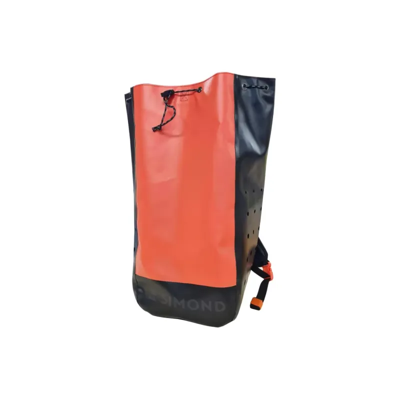 DECATHLON Polyester Backpack Regular Unisex Orange & Black-2