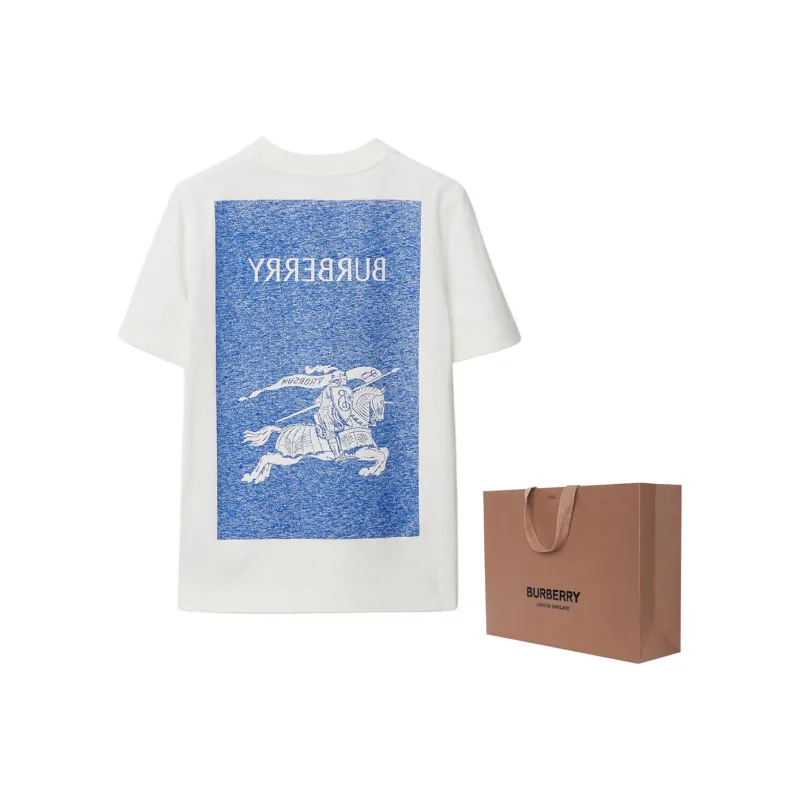 Burberry Equestrian Knight Cotton T shirt-6
