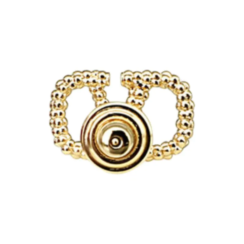 Valentino Metal Earrings Women's Gold-2