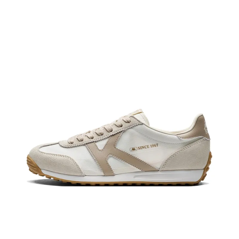 Kappa SERIES Anti Slip Wear Resistant Low Top Running Shoes Unisex Winter Day White Light Wax Yellow Gray Khaki-0